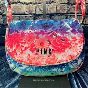Victoria's Secret Pink Ombre Floral Crossbody Bag